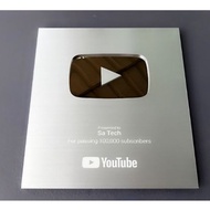 Play Button YouTube custom Play Button Imitate Acrylic Material