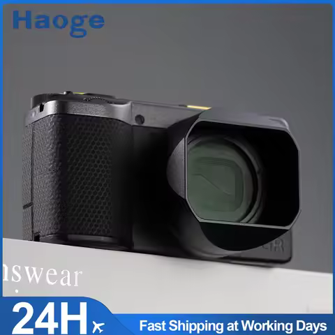 Haoge Metal Square Lens Hoods for RICOH GRIV GR4 Camera Accessories LH-GR4