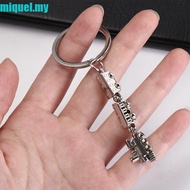 MIQUEL Movable Joint Train Keyring, Metal Train Model Mini Train Model Alloy Keychain, Bag Pendant C