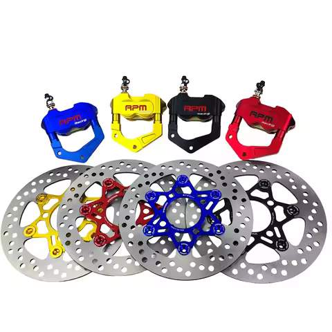 RPM motorcycle brake calipers with 220mm 4 holes Brake disc Center hole spacing 55mm CNC For Pitbike