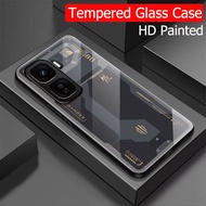 For Vivo iQOO Neo 10 Case iQOO Neo 10 Pro+ Cover Tempered Glass Hard Bumper Protective Back Phone Ca