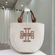 Tory Burch Basket Weave Double-sided tote bag handbag Portable Messenger Shoulder Bag