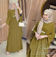 [COD] Shabira Kaftan Wanita Remaja Dewasa Terbaru 2025 Simple Elegam Kekinian Viral Bahan Ceruty Bab