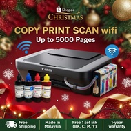 Canon E470 Printer + ECO INK Tank Printer Wifi Print,Copy,Scan,Wifi