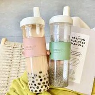 850ml/28.74oz Leak-Proof Spout Valve, Shockproof, PC Material Bubble Tea Cup, Fashionable, 3 Colors 