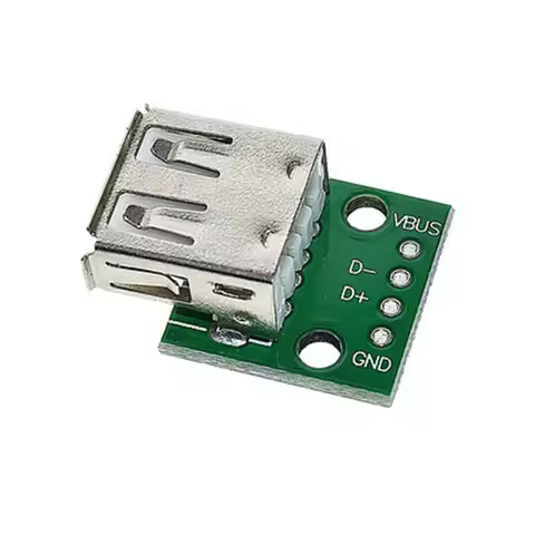 5pcs Type A Female USB To DIP 2.54mm PCB Connector Female USB PCB Board Connector USB PCB Socket USB