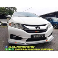 honda city 2014-2019 gm6 (no paint) takero front diffuser lip v lip front bumper lip