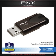 PNY Attache 4 USB2.0 USB Flash Drive Pendrive High Speed Capless 1 to 1 Exchange 16GB/32Gb/64GB