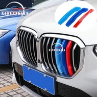 JN | สำหรับ BMW X1 X3 X4 X5 X6 E84 E70 E71 F15 F16 F25 F26 G01 G02 G05 M 3สีไตด้านหน้าตะแกรงระบายอากาศหม้อน้ำตัวคลุม Grille Trim
