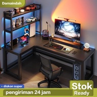 Carbon Fiber L Shaped Computer Desk / Minimalist Computer Desk / Gaming Desk / Office Desk / Laptop 