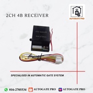 AUTOGATE : RECEIVER (RV) ONLY 2CH 4B 433