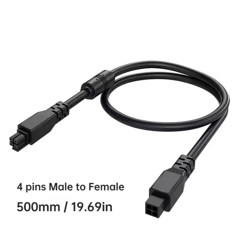 【Buy It-Now!】4 Pin Male To Male Panda AMS Cable With Magnetic Ring For Bambu Lab P1P P1S X1C H2D A1 