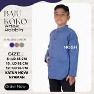 Kemeja Koko Anak Laki Tanggung / Baju Koko Anak Remaja Muslim Yusuf Kids / Baju Koko Kurta Anak Yussuf - NOSH