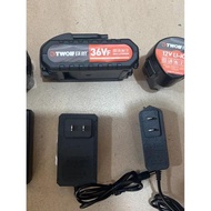 Iron Wolf Hand Drill Lithium Battery 12V18V36V Lithium Electric Drill Pistol Drill Battery Charger B