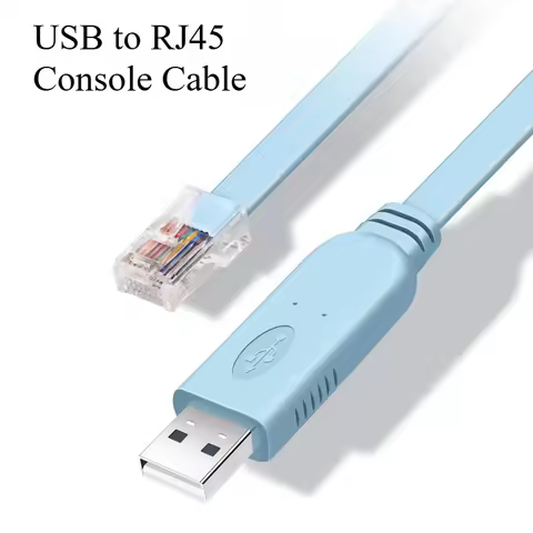 USB to RJ45 Console Cable RS232 Serial Adapter for Laptop Computer Cisco Router USB RJ 45 8P8C Conve