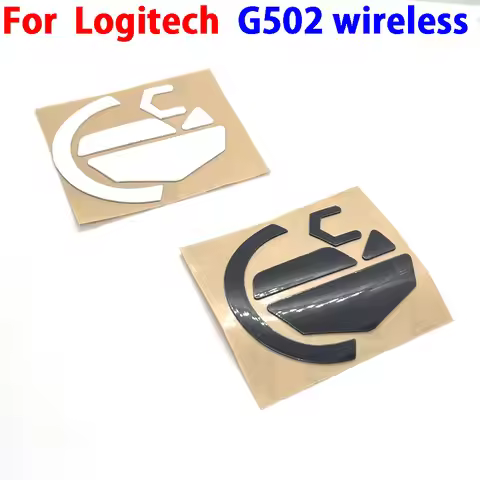 1-10Sets Mouse feet skates mouse pads legs connector for Logitech G502 wireless Black White 0.6MM