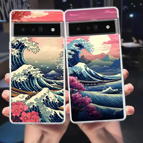 Phone Case For Google Pixel 9 8 7 6 9A 8A 7A 6A 5 4 5A 4A 3A Pro XL Soft Clear TPU Transparent Cover