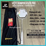 Cheap K520 carbon Badminton Racket, Super Light, Genuine, Durable, Pre-Stretched Badminton Racket, Selected Racket - Germany Sport