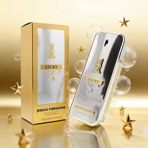 Paco Rabanne 1 Million Lucky Men's Perfume - Fresh Citrus & Woody Fragrance, Perfect Gift for Him