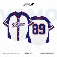 Full Print Baseball Jersey Costume Name/ Number Logo - Vomo Industry BSB006
