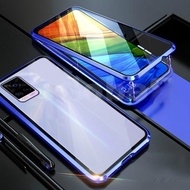 VIVO V40 V 40 Pro V40Pro 5G Magnetic Case 360 Double Side Tempered Glass Casing For VIVOV20