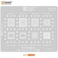 Amaoe EU: 5 BGA Reballing Stencil For SM CPU RAM Exynos 2100 9609 9815 080 8895 3830 XGO