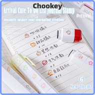 RODAROLA Seal Pen, Detachable Portable Arrival Cute To Do List Journal Stamp,  Multi-Head Stamp Mark