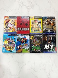 GameCube Games, Dream mix tv world fighters, METAL GEAR SOLID THE TWIN SNAKES, ONE PIECE Treasure Battle, Medal Of Honor Rising Sun, Mario party, Mario golf, The Legend of Zelda Four Swords, mission impossible