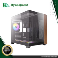 Antec CX800 Wood aRGB TG ATX dual chamber Case with 4x120mm USB3 1C 1A