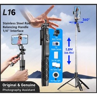 L16 Wireless Selfie Stick Tripod Stand Foldable Monopod With Bluetooth Shutter For Gopro Cameras Sma