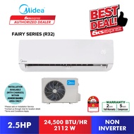 [Penghantaran percuma] Midea Non Inverter Aircond Fairy Series MSMF-10CRN8 / MSMF-13CRN8 / MSMF-19CR