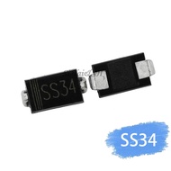 100pcs/lot 1N5822 SMA SS34 smd do 214ac IN5822 Schottky diode ss34