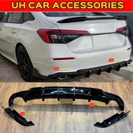 HONDA CIVIV FE 2022 2023 2024 AERO PP REAR DIFFUSER LIP GLOSSY BLACK