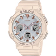 CASIO Baby-G BGA-2510-4AJF [Autumn colors] Round Watch Ivory Resin Digital Analog Tough Solar Synthe
