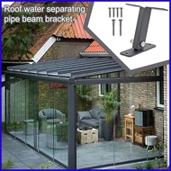 Pergola Roof Riser 3X Heavy-Duty Stainless Steel Roof Riser Saddle Roof Riser Post Patio Roof Bracke