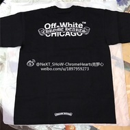 [American Chrome Hearts Chrome Hearts Limited ow City Joint Short-Sleeved T-Shirt