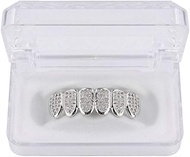 JINAO Diamond Bottom Grillz Teeth 18K Gold Plated All Iced Out Luxury CZ Gold Bottom Mouth Grills Fo