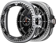 Spigen Bezel Tune Pro Designed for Samsung Galaxy Watch 8 Classic 46mm Bezel Ring Protector with Cas