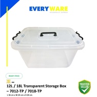 12L / 18L Transparent Storage Box - 7012-TP / 7018-TP