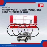 Cincin Piston- Isuzu Trooper ‘P’. 117 Coupe PA96(Size:STD)(87mm)-Piston Ring-TP-32555