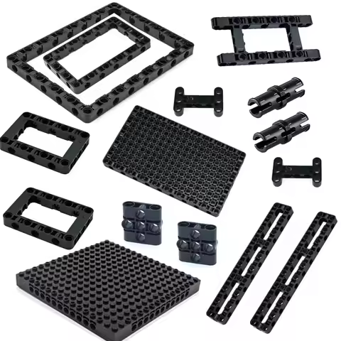 Building Blocks Technical Parts Hole Arm Pin Connector Liftarm Bricks Compatible Base Frame 64179 39
