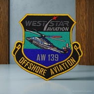 AIRWINGS | PATCH | EMBROIDERED | WESTSTAR AW139 OFFSHORE
