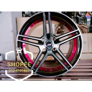 NEW SPORT RIM 15 INCH ATOMIC RM940 1SET 4PC RIM (BUY TO 2TIME 1TIME 2PC RIM 1PAY POS 1BOX)(需要购买2次结账1