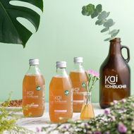 台灣 Kai Kombucha 有機接骨木花蘋果康普茶 6瓶裝