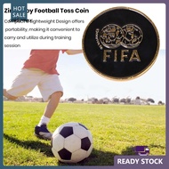 COLD Durable Football Flip Coin Football Coin Referee Flip Coin for Football – Portable Anti-rust Al