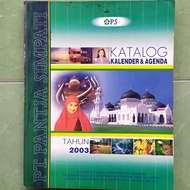 majalah katalog kalender 2003 PANTJA SIMPATI