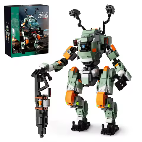 Moc BT-7274 Vanguard-class Titan Model from Titanfall 1057 Pieces Mech Warrior Mech-exoskeleton Robo