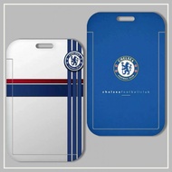 Chelsea Football Team Emblem Bus Card Protector Student Canteen Meal Card Campus Access Card Holder 