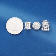 Wenwanlong diy Silver Beads Zodiac Benming Year E18 Handmade Silver Accessories Braided Rope Year of