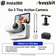 Insta360 Go 3 (32GB / 64GB / 128GB) Tiny Action Camera | Insta360 Malaysia Warranty